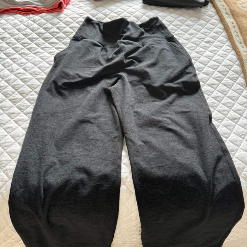 Beyond Yoga Spacedye Laid Back Wide Leg Pant - Small, Black